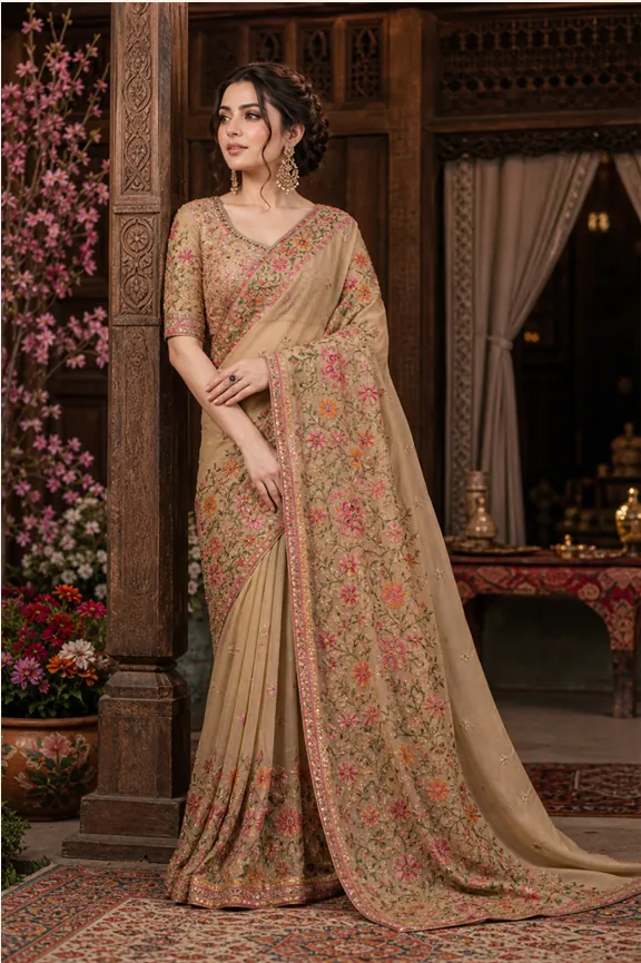 Bridal Saree Style 2