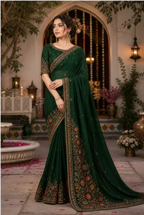 Bridal Saree Style 3