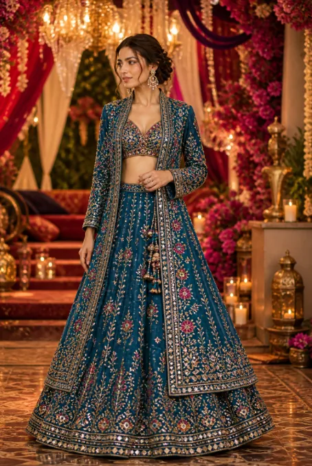 Jacket Lehenga Style 3
